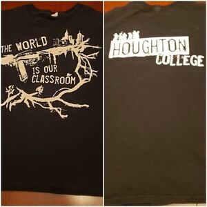 Houghton College Tee "The World Is Our Classroom"